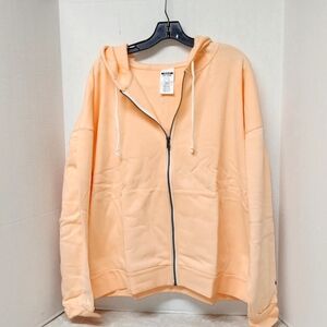 Core IQ by Reebok Peach Zip Up Hoodie Womens 1X New